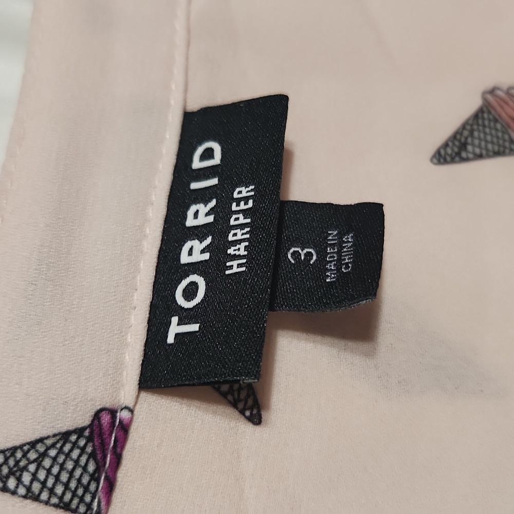 Torrid Icecream Cone Print  Blouse - Picture 5 of 7